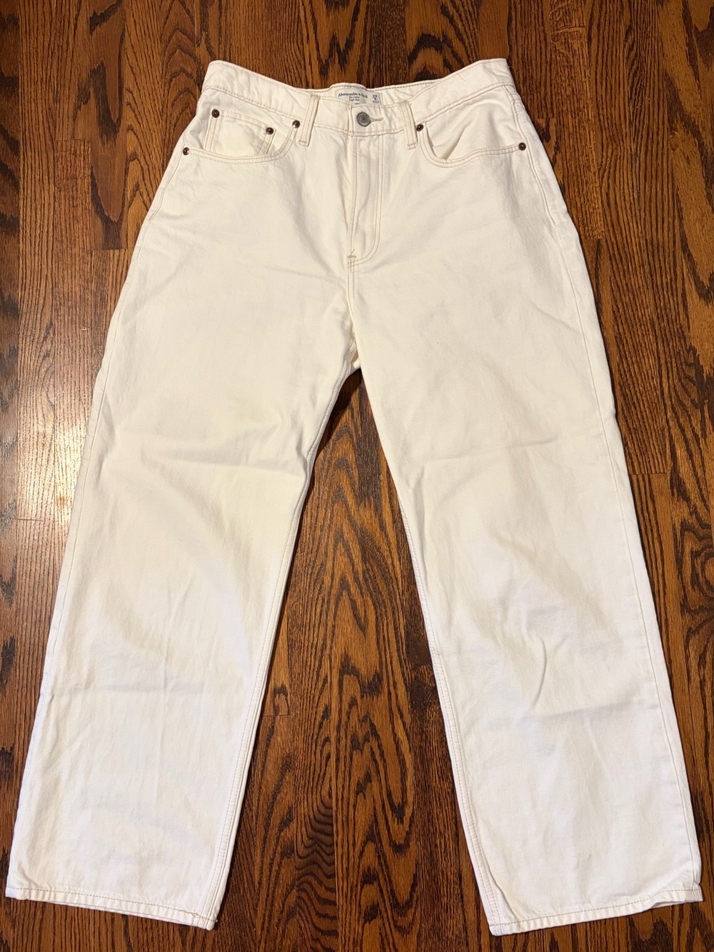Abercrombie loose high rise jeans